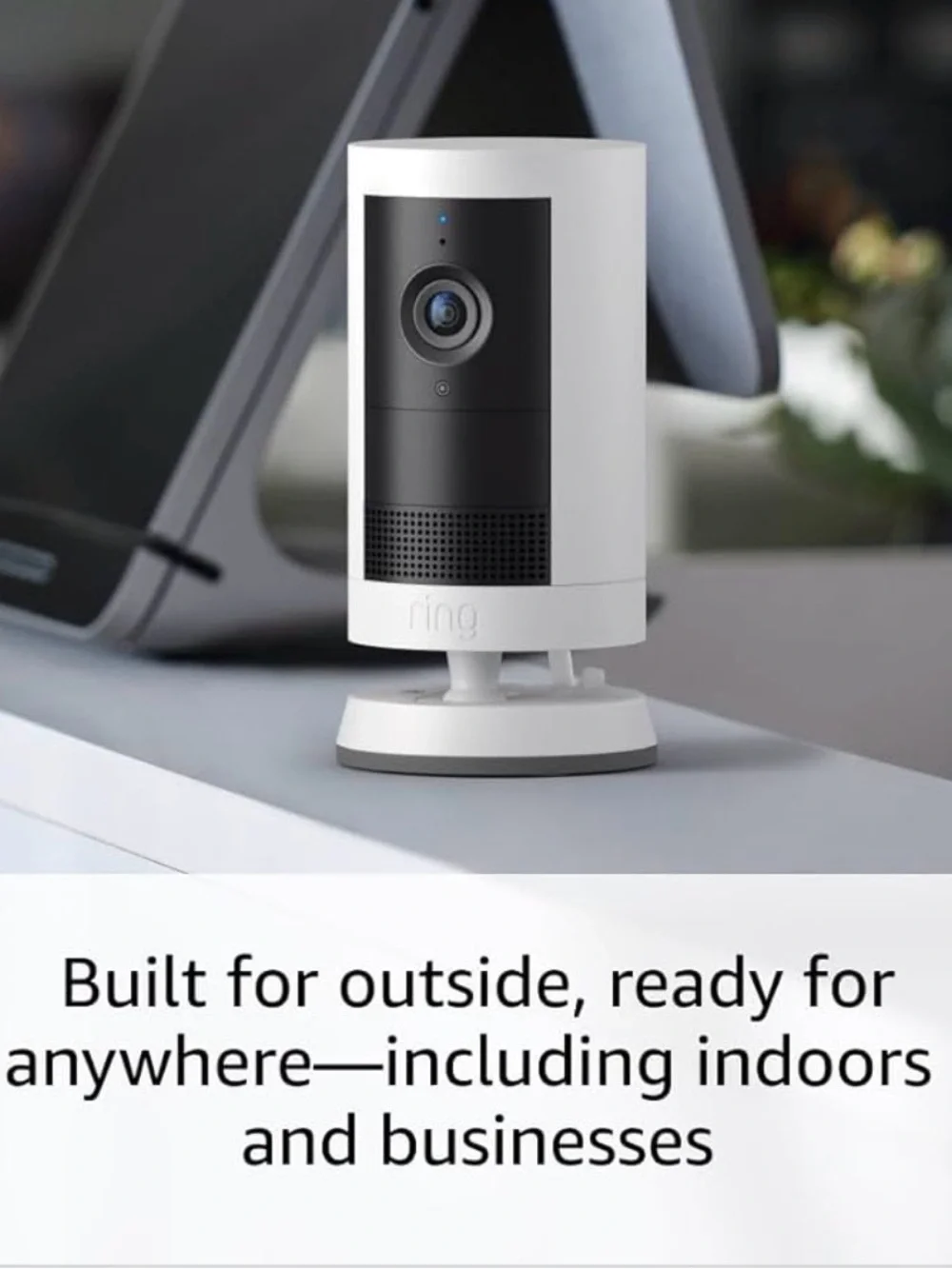 5 cameras Ring Dual Cam System in Black — Outdoor Cam Plus & Plug-In Indoor Cam